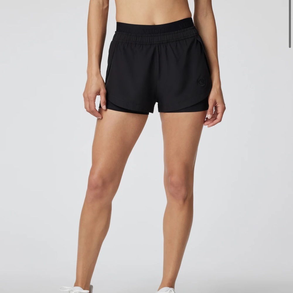 Vuori Black Athletic Shorts for Women